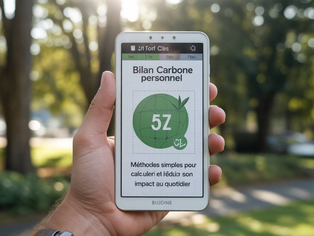 Bilan carbone personnel : méthodes simples pour calculer et réduire son impact au quotidien